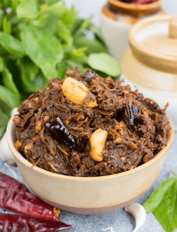 Gongura Pickle 200g Authentic Telugu Style Achar | Traditional South Indian Taste | Homemade Andhra Pickles | With Tamarind Paste, Gongura Leaves and Mixed Spices | Glass Jar